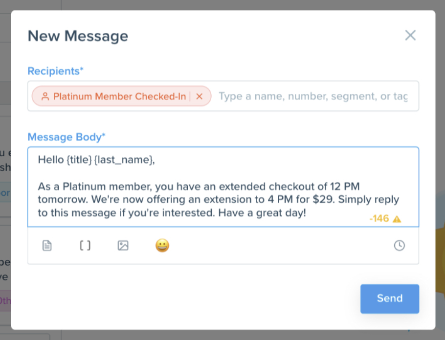 screenshot of Medallia Concierge